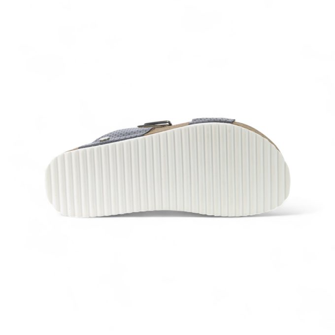 Haflinger Unisex Andrea Black Pearl Leather Sandals 819016.BLACK - Image 4