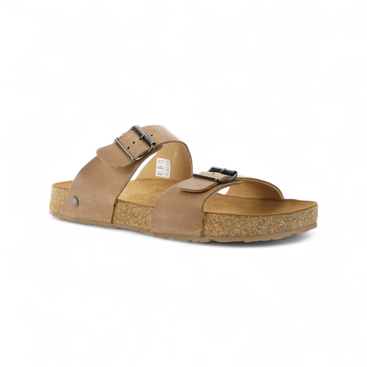 Haflinger Unisex Andrea Brown Leather Sandals 819016.BROWN - Image 2