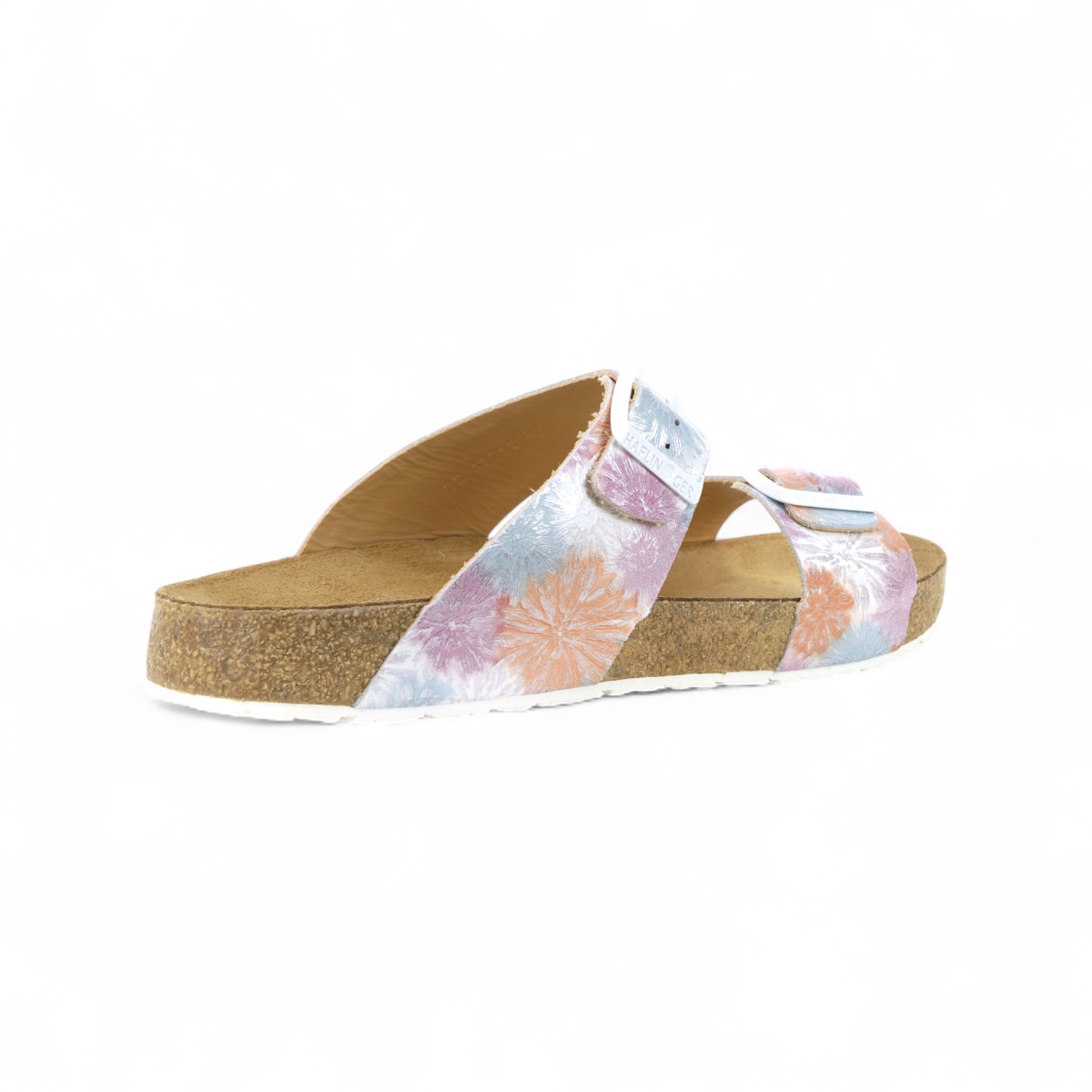 Haflinger Unisex Andrea Rainbow Leather Sandals 819016.ARCOBALENA - Image 3