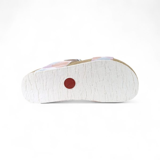 Haflinger Unisex Andrea Rainbow Leather Sandals 819016.ARCOBALENA - Image 4