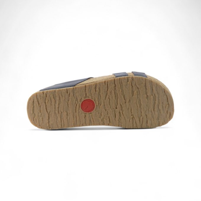 Haflinger Unisex Bo Marino Leather Sandals 819078.MARINO - Image 4