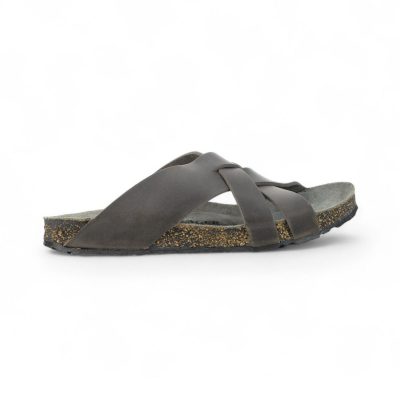 Haflinger Unisex Bo Nut Brown Leather Sandals 819078.NUTBROWN