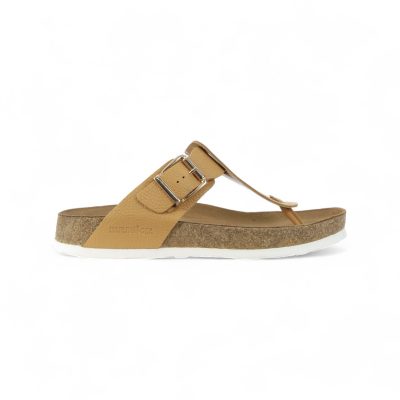 Haflinger Unisex Cora Golden Leather Sandals 819080.GOLDEN