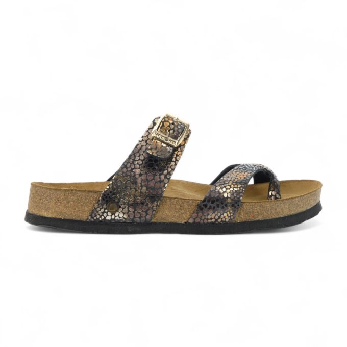 Haflinger Unisex Juno Copper Leather Sandals 819079.COBRE