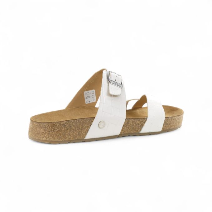 Haflinger Unisex Juno Ice Leather Sandals 819079.ICE - Image 3