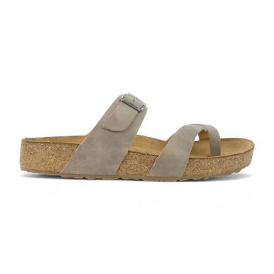 Haflinger Unisex Juno Pearl Leather Sandals 819079.PERLA