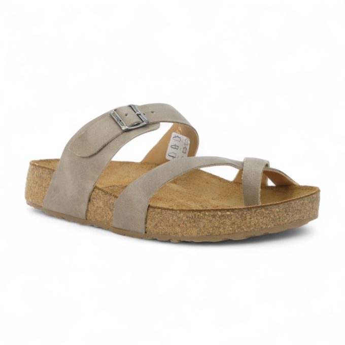 Haflinger Unisex Juno Pearl Leather Sandals 819079.PERLA - Image 2