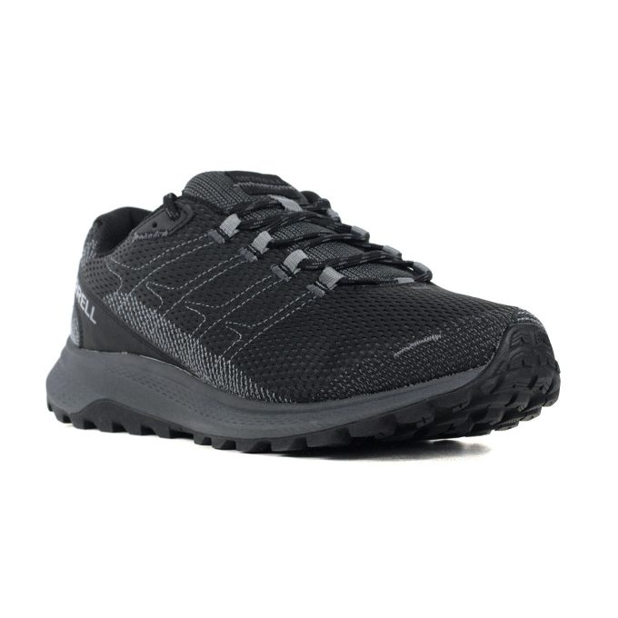 Merrell Men's Fly Strike Black Trail Running Shoes J067157 - Image 2