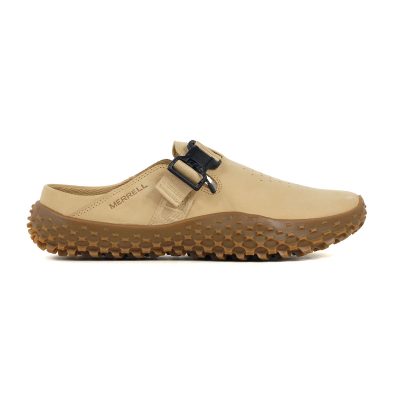 Merrell Men's Wrapt Slide Latte Nubuck Leather Hybrid shoe/Sandal J007185