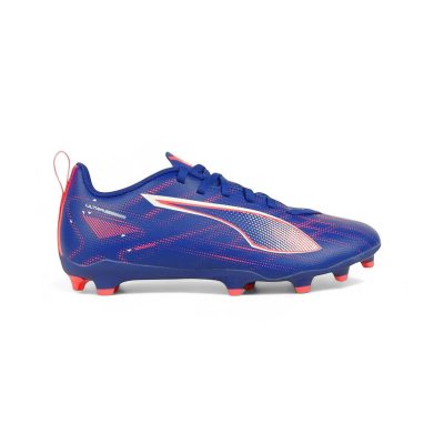 Puma Juniors Ultra 5 Play Lapis Lazuli/White/Sunset Glow Firm/Artificial Ground Soccer Cleats 10769501