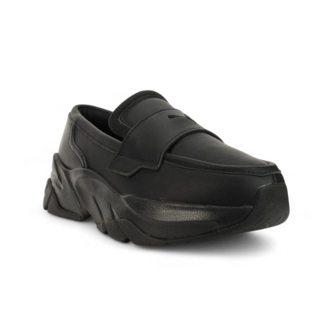 Puma Women's Loafyr Black Leather Loafers 39773001 - Image 2