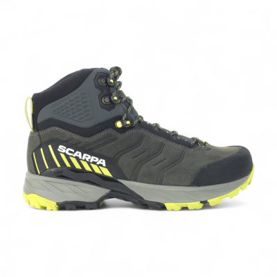 Chaussures de randonnée Scarpa Rush TRK GTX pour homme, titane/citron vert, 63143-200TITANIUMLIME