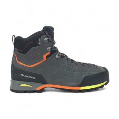 Chaussures de randonnée Scarpa Zodiac Plus GTX pour homme, requin/orange, 71110-200