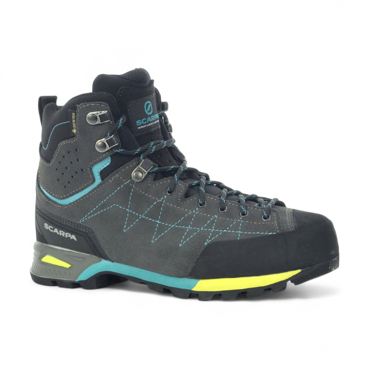 Scarpa Women's Zodiac Plus GTX Shark/Maldives Hiking Boot 71110-202 - Image 2