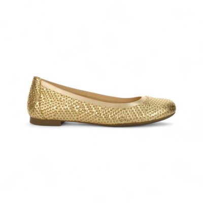 Vionic Women's Lynx Anita Gold Flats I4704L2700