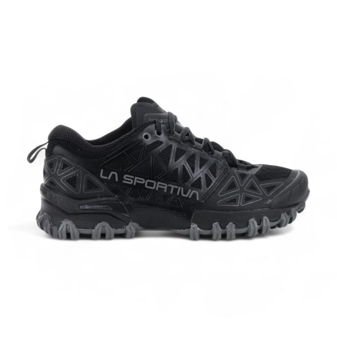 La Sportiva Women's Bushido II Black/Carbon Trail Running Shoes 36T-999900