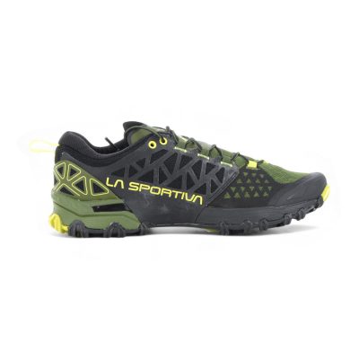La Sportiva Men's Bushido II Olive Trail Running Shoes 36S-719720