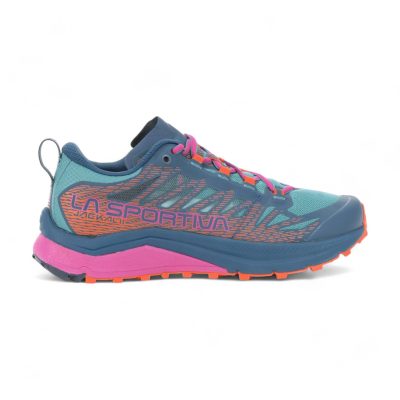 La Sportiva Women's Jackal II Storm Blue/Lagoon Trail Running Shoes 56K-639638