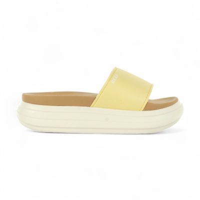 Reef Women's Cushion Bondi Bay Pale Banana Slides Sandals CJ6469
