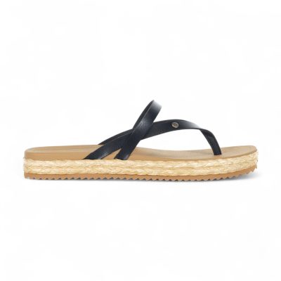 Reef Women's Vista Carmen Black Flip Flop Sandals CJ6740