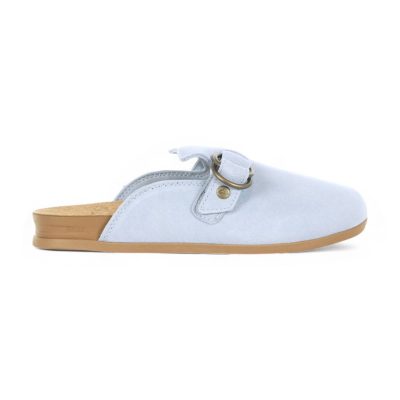 Reef Women's Vista Serenity Dusty Blue Suede Slipper Clogs CJ7069