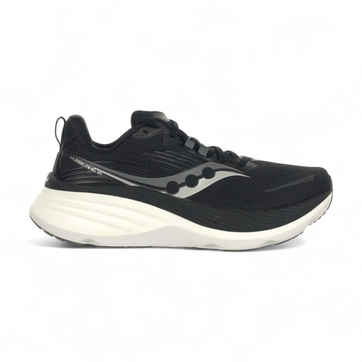 Saucony Men's Hurricane 24 Black/Carbon Running Shoes S20934-100