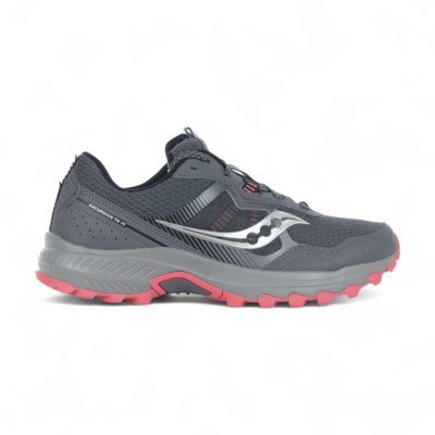Saucony Women's Excursion TR16 Grey/Coral Trail Running Shoes S10745-40