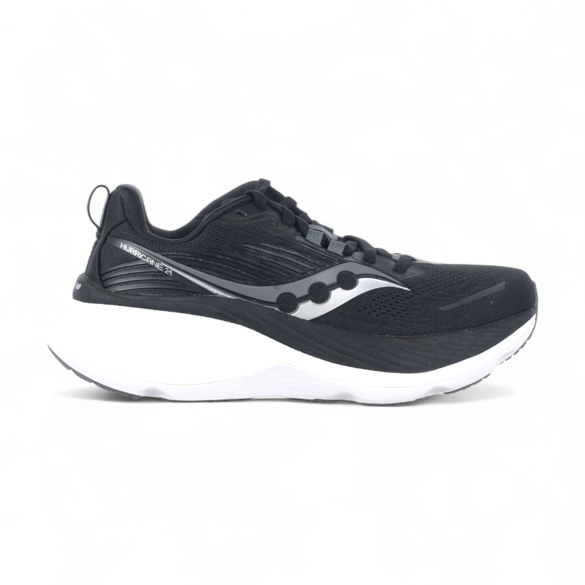 Saucony Women's Hurricane 24 Black/Carbon Running Shoes S10933-100/S10934-100
