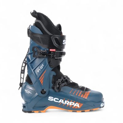 Scarpa Men's F1 GT Petrol/Orange Ski Boots 12182-501