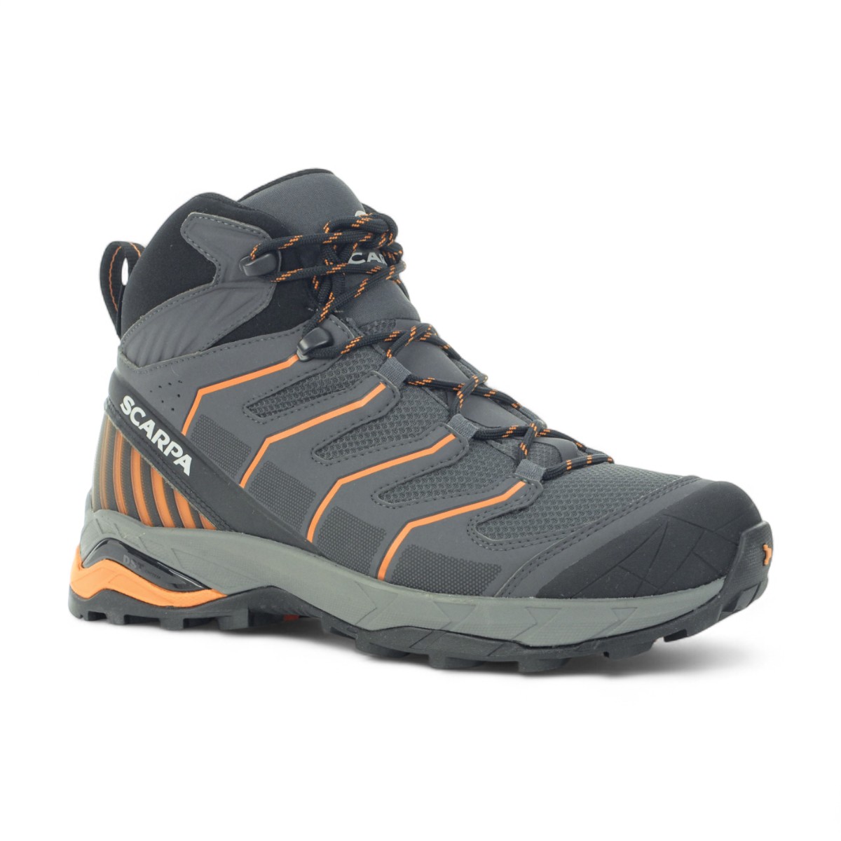 Scarpa Men's Maverick Mid Iron Grey/Orange Hiking Boot 63091-200 - Image 2