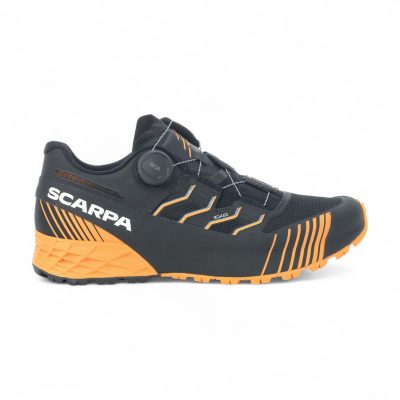 Scarpa Men's Ribelle Run Kalibra HT Black/Orange BOA Trail Running Shoes 33084-350