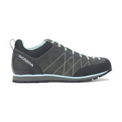 Scarpa Women's Crux Shark/Blue Radiance Hiking Shoes 72053-352
