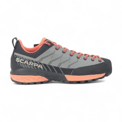 Scarpa Women's Mescalito Planet Light Grey/Coral Approach Shoes 72104-352