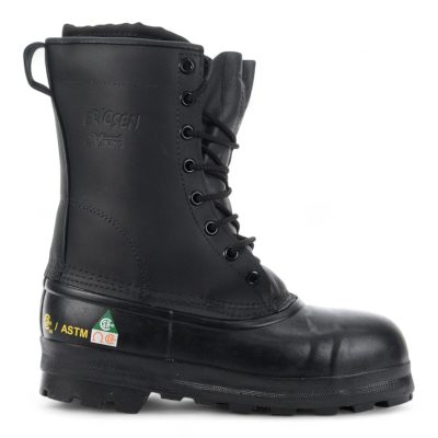 Viking Wear Men's Black Leather/Rubber Winter Boots VW75-3