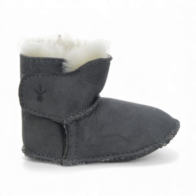 Emu Australia Little Kids Baby Booties Charcoal Booties B10310.CHAR