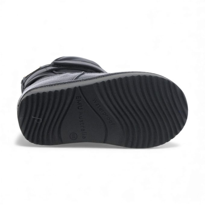 Emu Australia Little Kids Roth Black Booties K12360.BLAK - Image 4