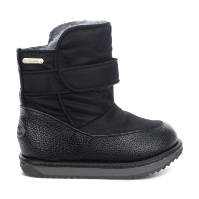 Emu Australia Little Kids Roth Black Booties K12360.BLAK