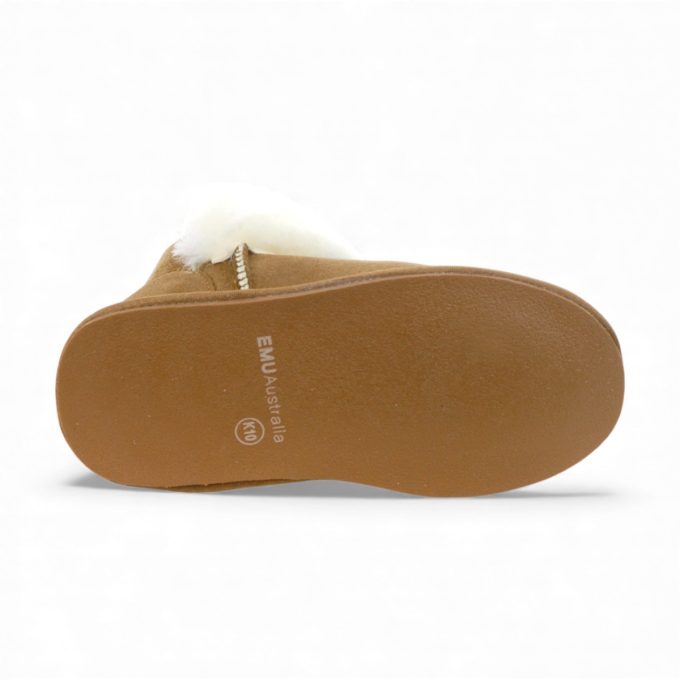 Emu Australia Little Kids Watson Chestnut Booties K12961.CHES - Image 4