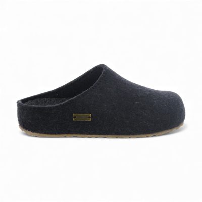 Haflinger Unisex Michl Graphite Slippers 711033.GRAPHITE