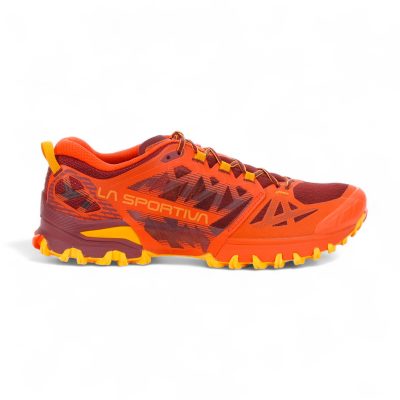 La Sportiva Men's Bushido III Cherry Tomato/Sangria Trail Running Shoes 56S-322320