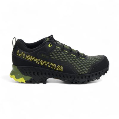 La Sportiva Men's Spire GTX Black/Neon Trail Running/Hiking Shoes ZFHS094-K00E20