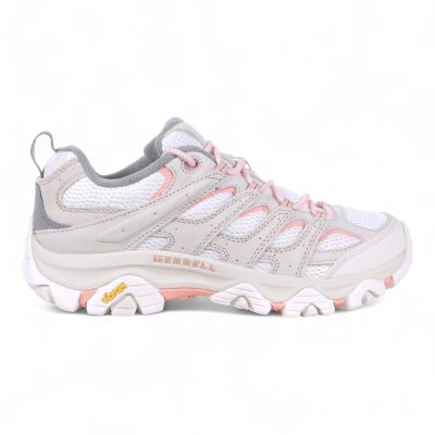 Merrell Women's Moab 3 White/Soft Coral Hiking Shoes J038634