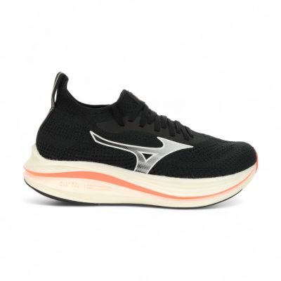 Chaussures de running Mizuno Neo Zen pour homme, noir/corail flamboyant, référence 411495.901Z