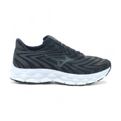 Mizuno Men's Wave Sky 8 Black/Metallic Grey Running Shoes 411464.90MG