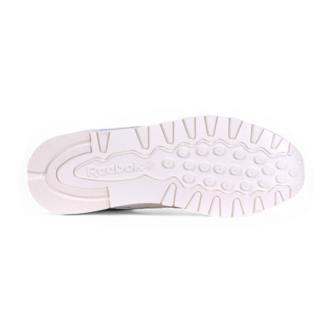 Reebok Men's Classic Leather White/Chalk/Barely Grey Sneakers 100209480 - Image 4