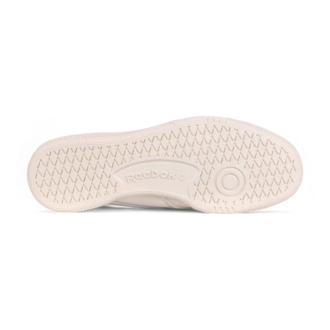 Reebok Men's Club C 85 Vintage Chalk/Alabaster/Maroon Sneakers 100007795 - Image 4