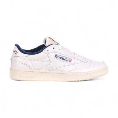 Baskets Reebok Club C 85 Vintage pour homme, coloris craie/albâtre/bleu marine vectoriel, référence 100007796