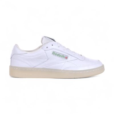 Reebok Men's Club C 85 Vintage White/Glen Green/Vector Red Sneakers 100209029