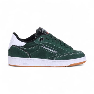 Reebok Men's Club C Bulc Clean Dark Green/Black/White Sneakers 100209035