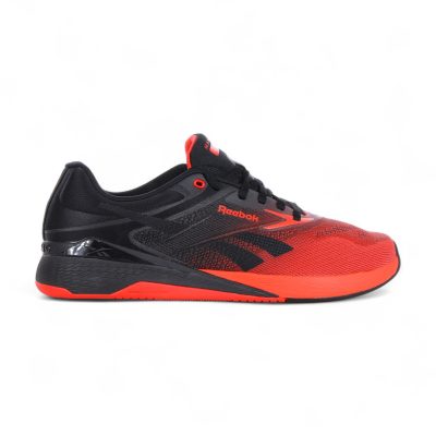 Chaussures d'entraînement Reebok Nano X5 pour homme, noir/rouge énergie, référence 100209363